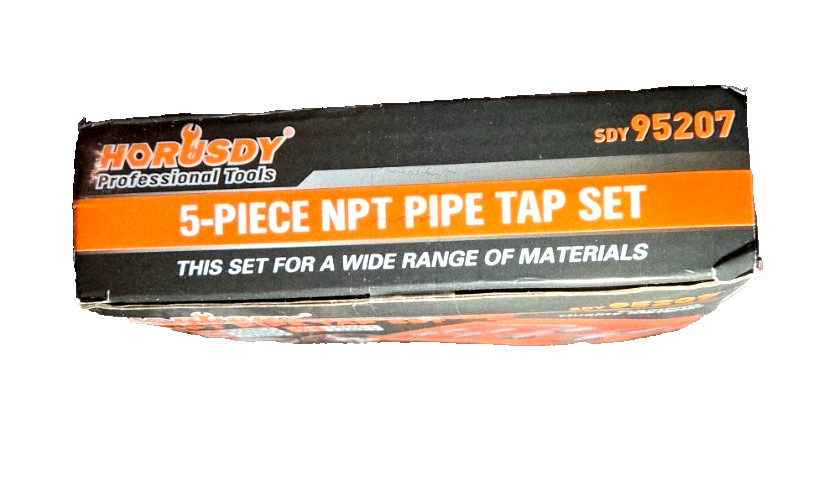HORUSDY Professional Tools - NPT Pipe Tap Set - Item: 95207