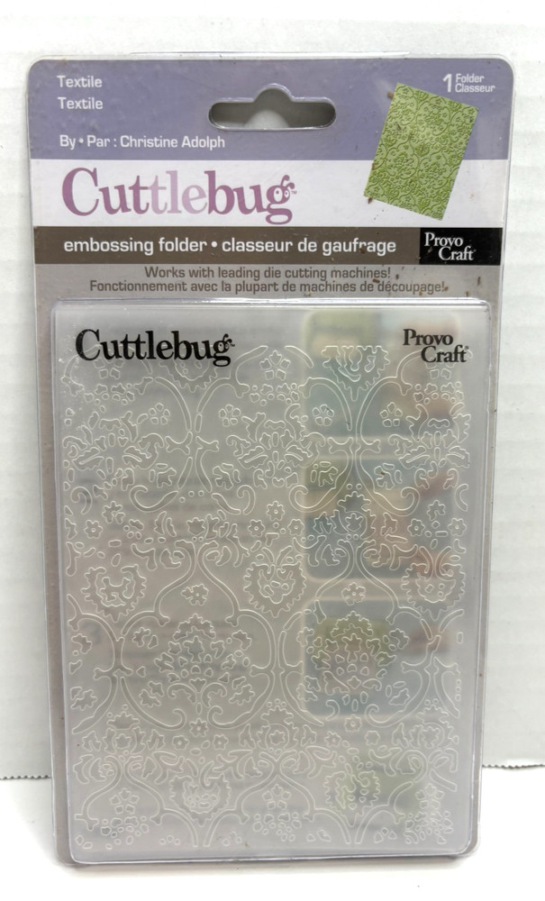 CUTTLEBUG Embossing Folders--Lot of 4--Pre Owned--Complete