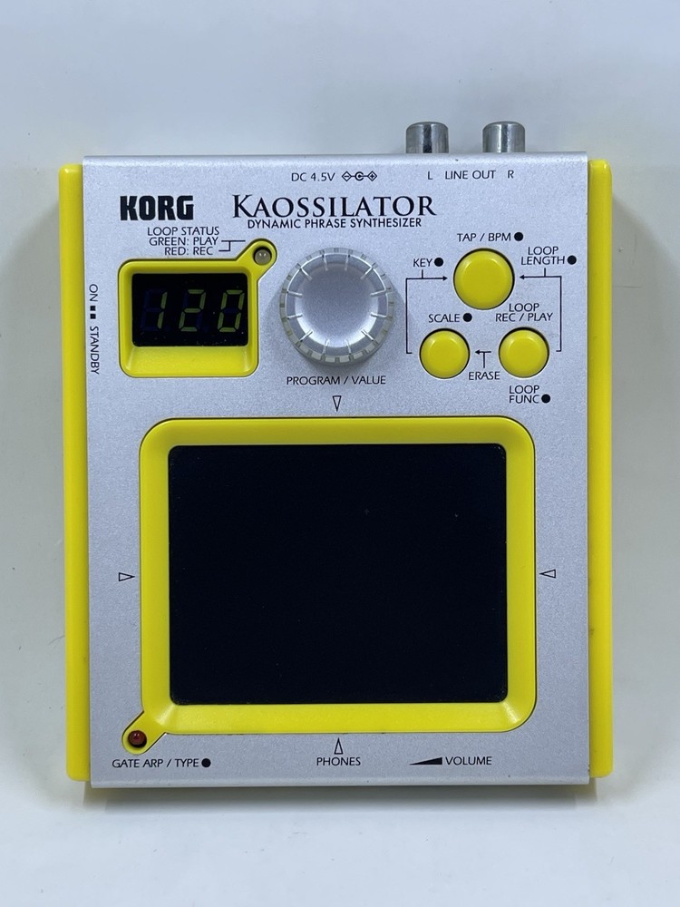 Korg Kaossilator KO-1 (KO1) Dynamic Phrase Synthesizer Touchpad Synth