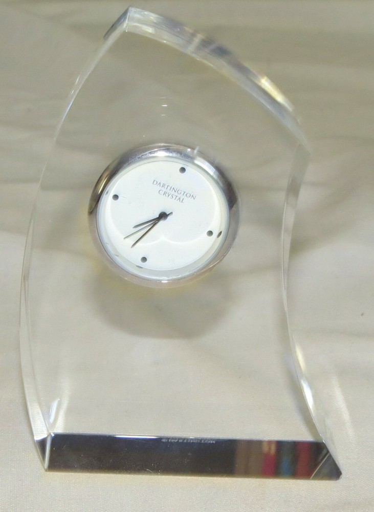 Dartington Crystal Clock - in Original Box