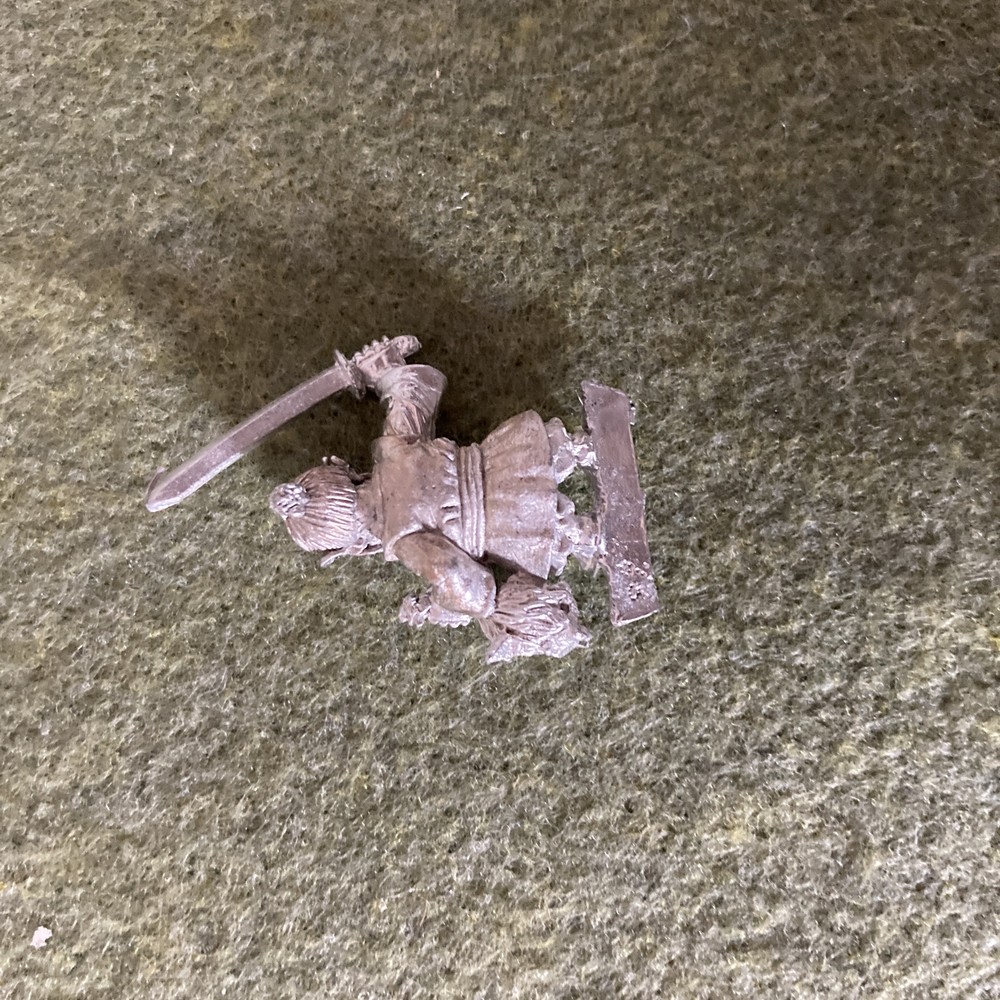 Samurai Dwarf Holding Head , Cavalcade Miniatures