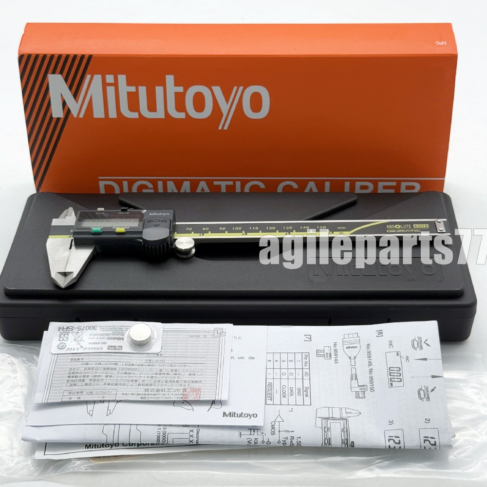 New 500-196-30 Mitutoyo Digital Caliper | 0-6" (150mm) | Absolute Encoder US