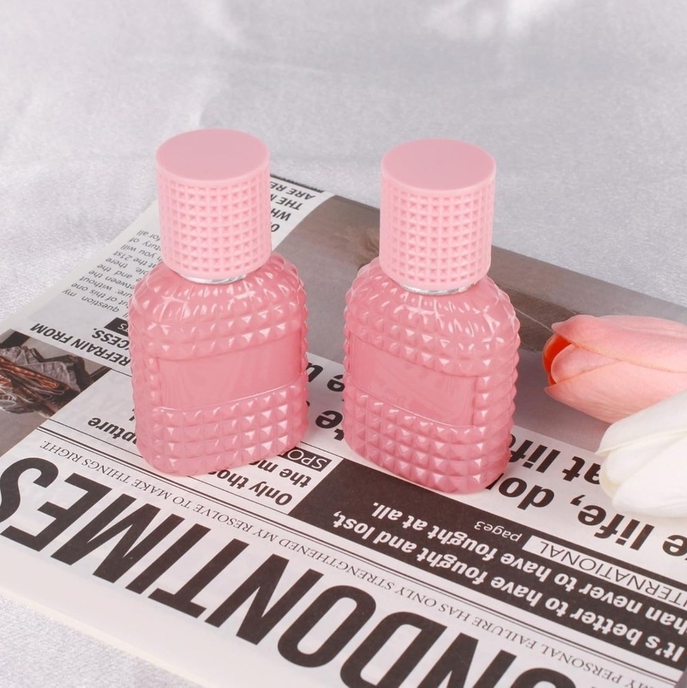 4 Pack 30ml Perfume Spray Bottles Empty, Refillable Glass Fine Mist Atomizer,...