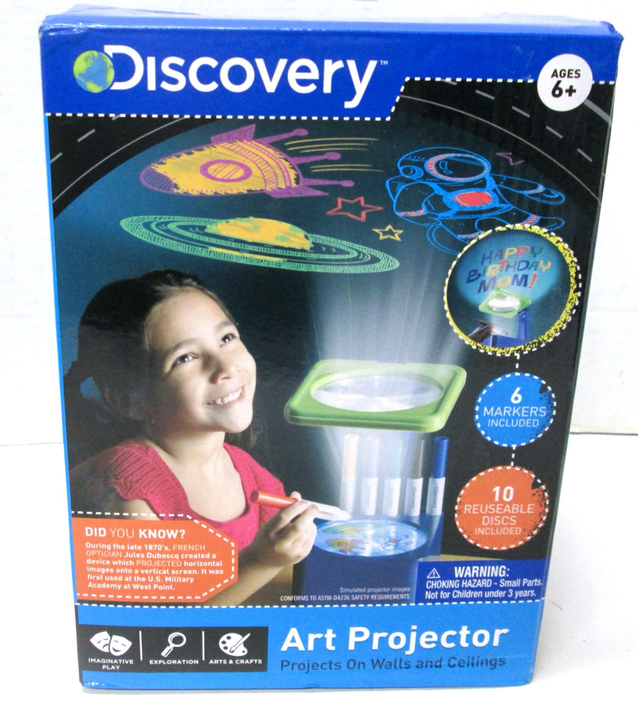 Discovery Kids Art Projector For Wall or Ceiling Creative Sketching
