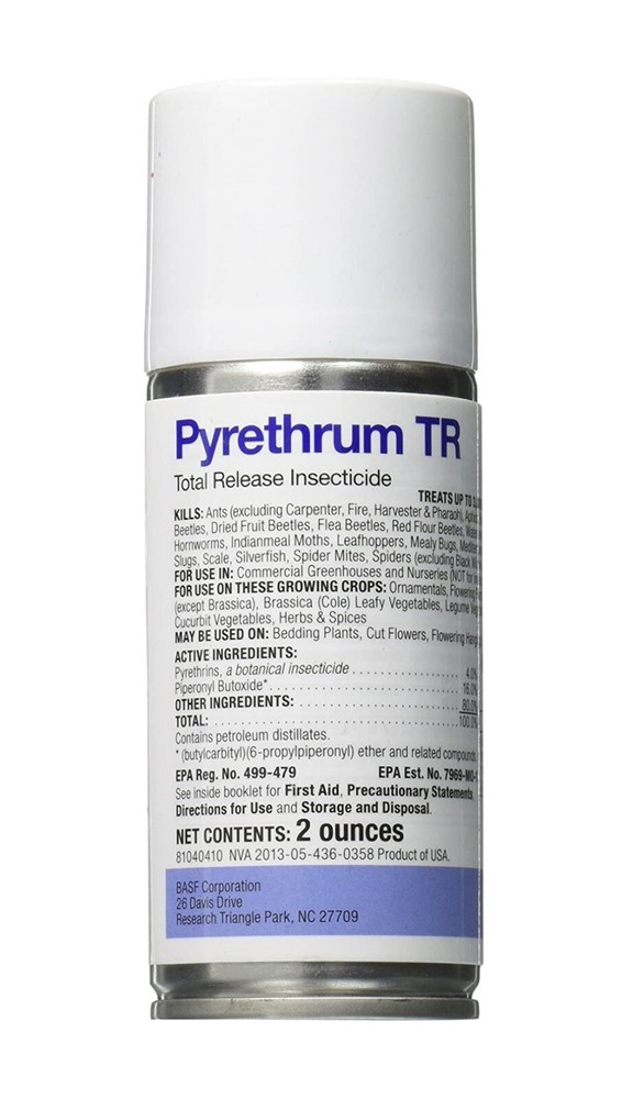 Pyrethrum TR Insecticide Controls Greenhouse Insects 2 oz Can by BASF
