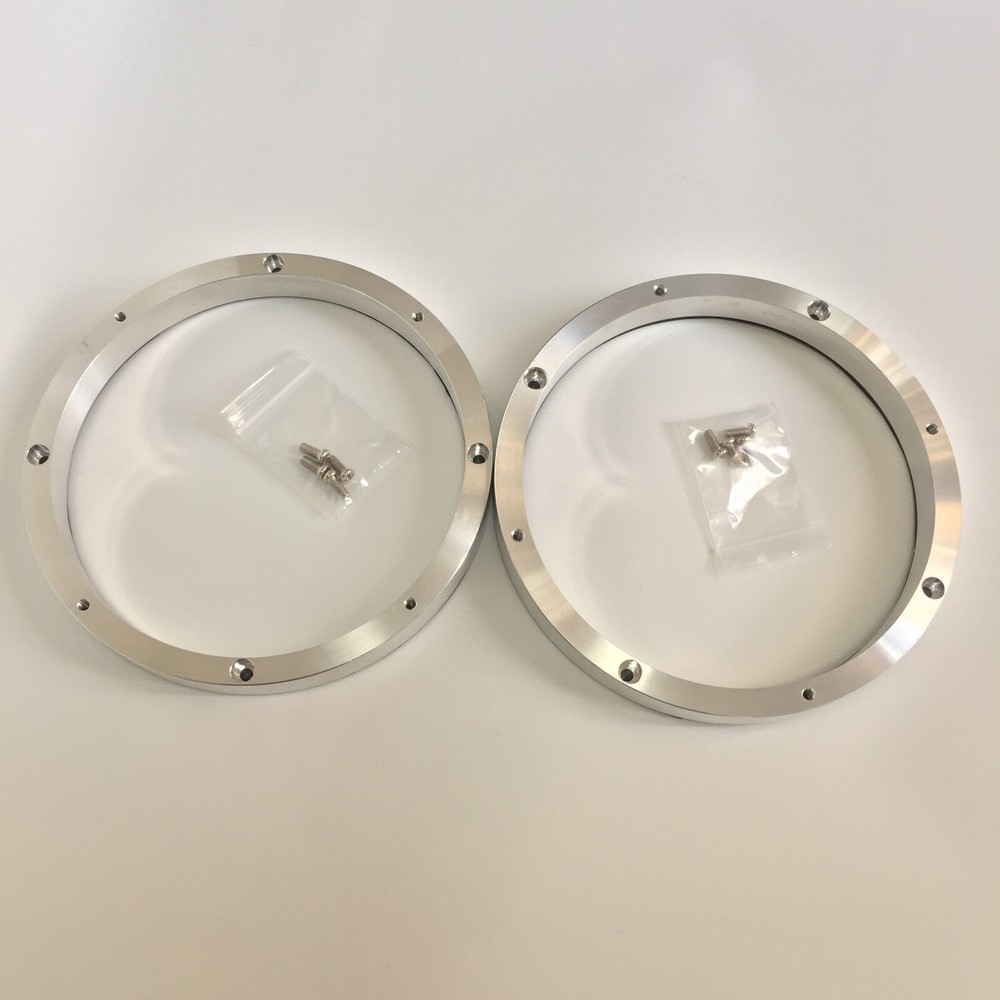 6.5" Solid Aluminum Car Speaker Mounting Spacer Rings Mounting Depth Resolution