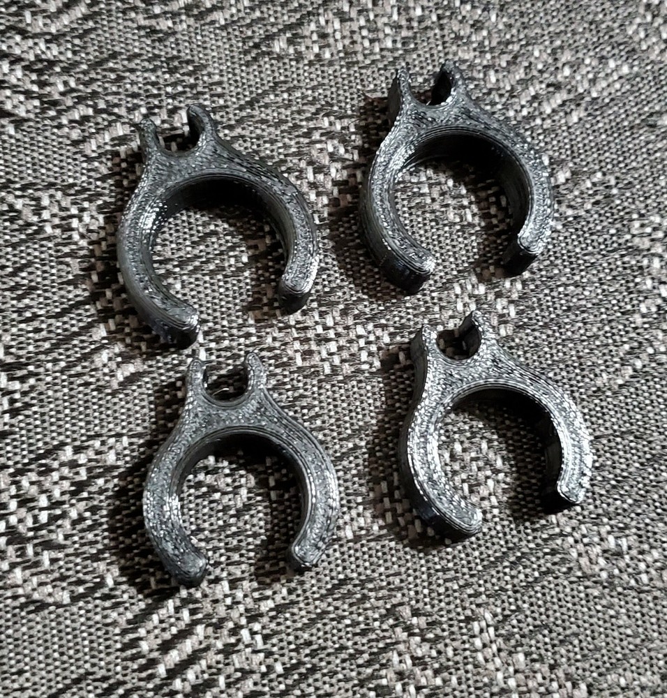 Garrett AT Pro/Max Coil Cable Clips Version 2 - Lot of 4