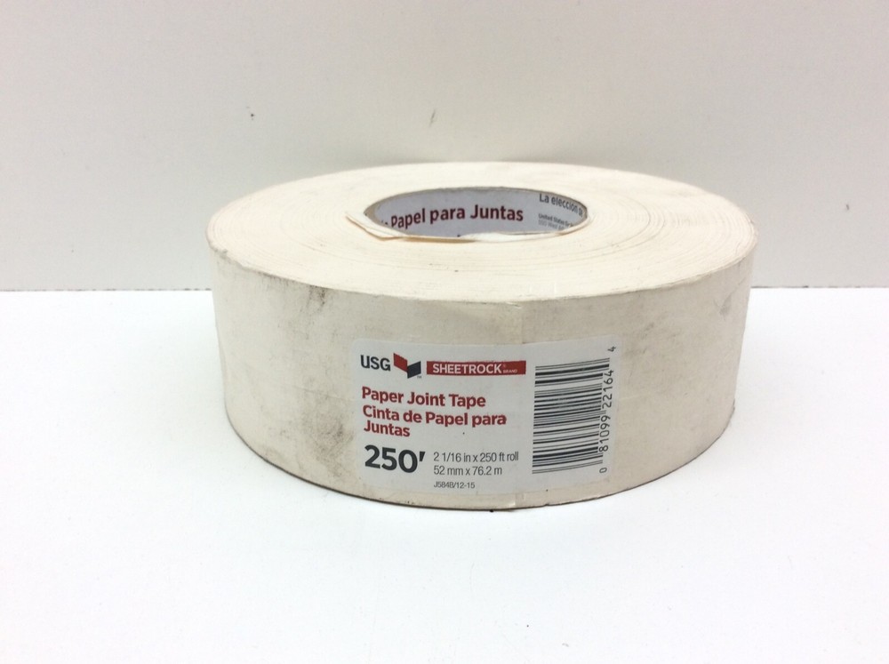 USG Sheetrock Brand 2 1/16" x 250' Solid Joint Tape