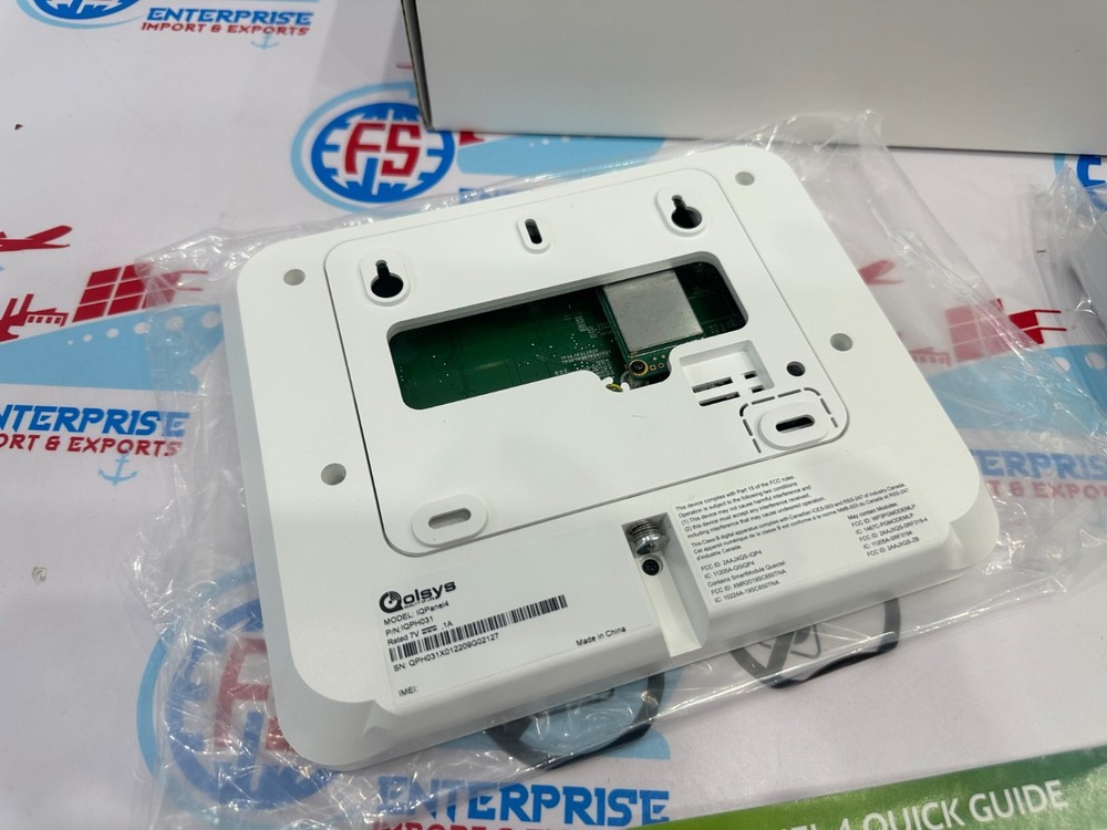 Qolsys IQ Panel 4 Wireless Smart Home Security Panel ( Battery Needs Replaced )