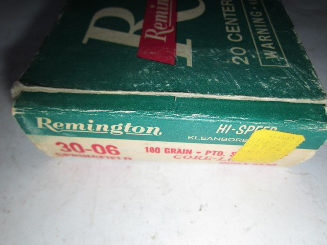 REMINGTON HI-SPEED 30-06 EMPTY BOX
