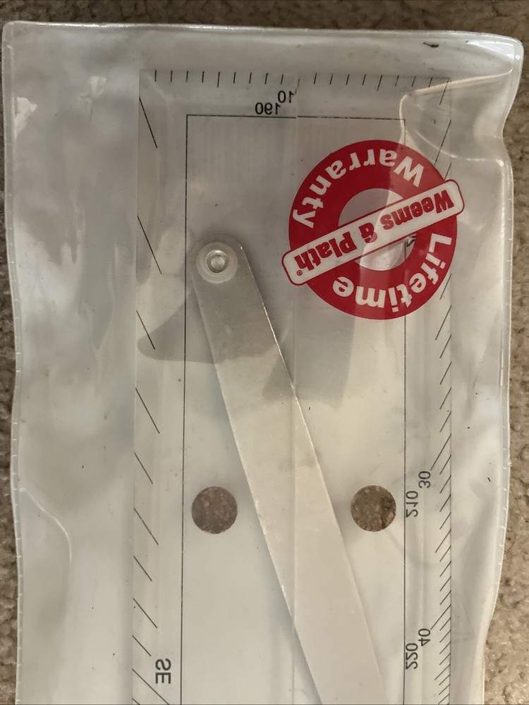 Weems & Plath Marine Navigation Parallel Ruler 15”