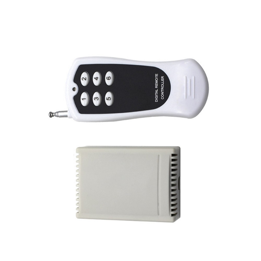 6CH Channel Relay RF Wireless Remote Control Switch Transmitter Receiver Set