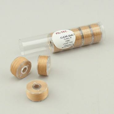 Clear-Quilt, Class 15 Prewound Bobbins, Fil-Tec