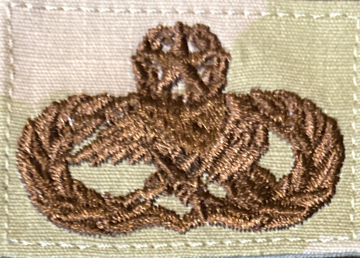 US Air Force Command Maintenance Badge OCP Sew-On USAF