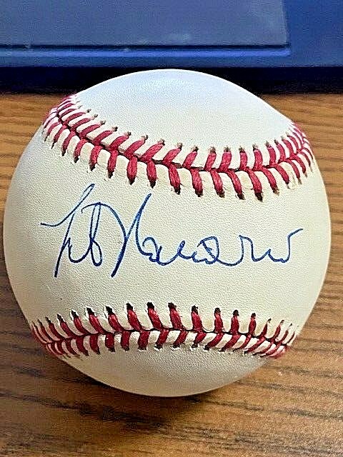 TITO NAVARRO 2 SIGNED AUTOGRAPHED ONL BASEBALL!  1993 Mets!