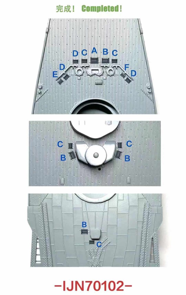Bunker Studio IJN70102 1/700 IJN Reels & Deck Winch for TAMATO class