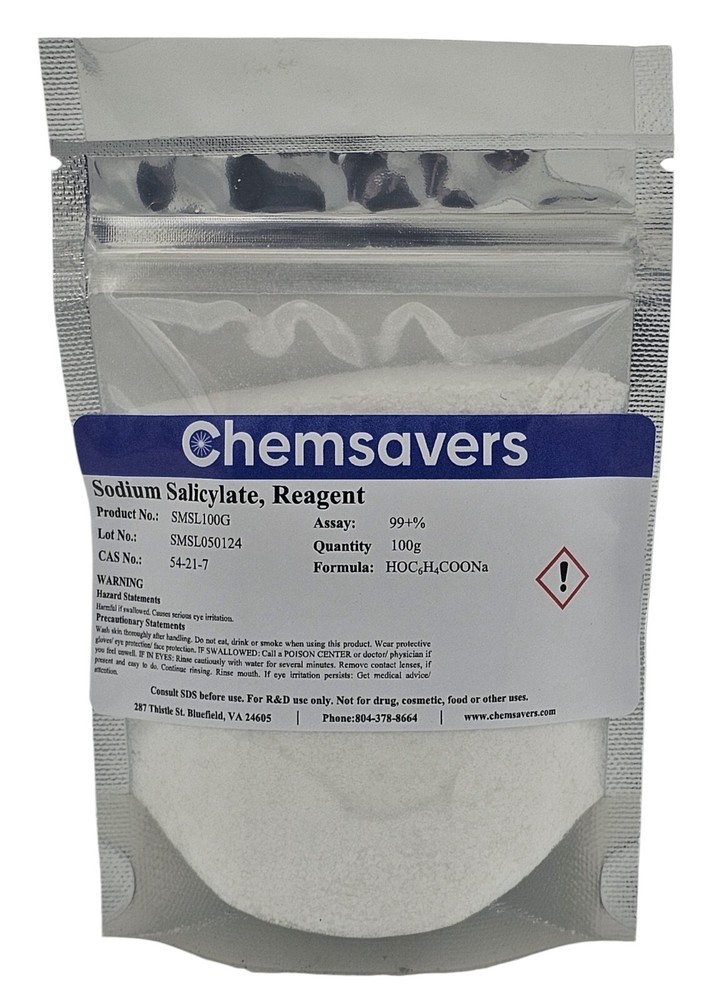 Sodium Salicylate, Reagent, 99+%, 100g