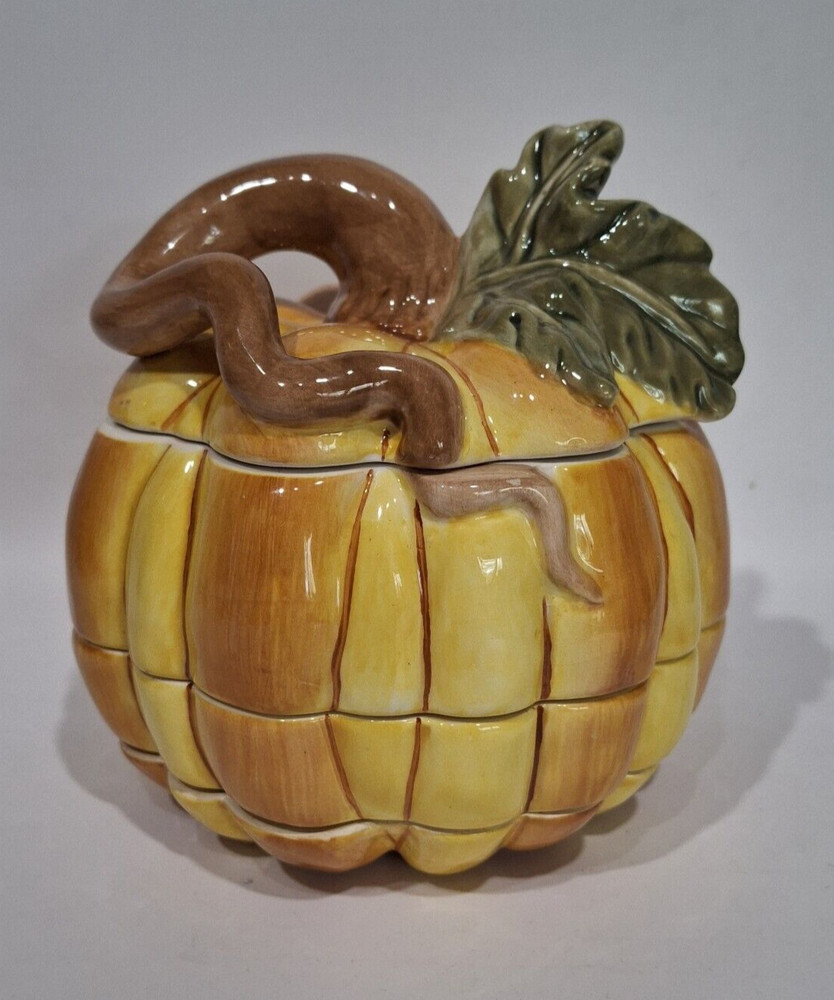 Ceramic Pumpkin Stacking Measuring Cup Set, Unique