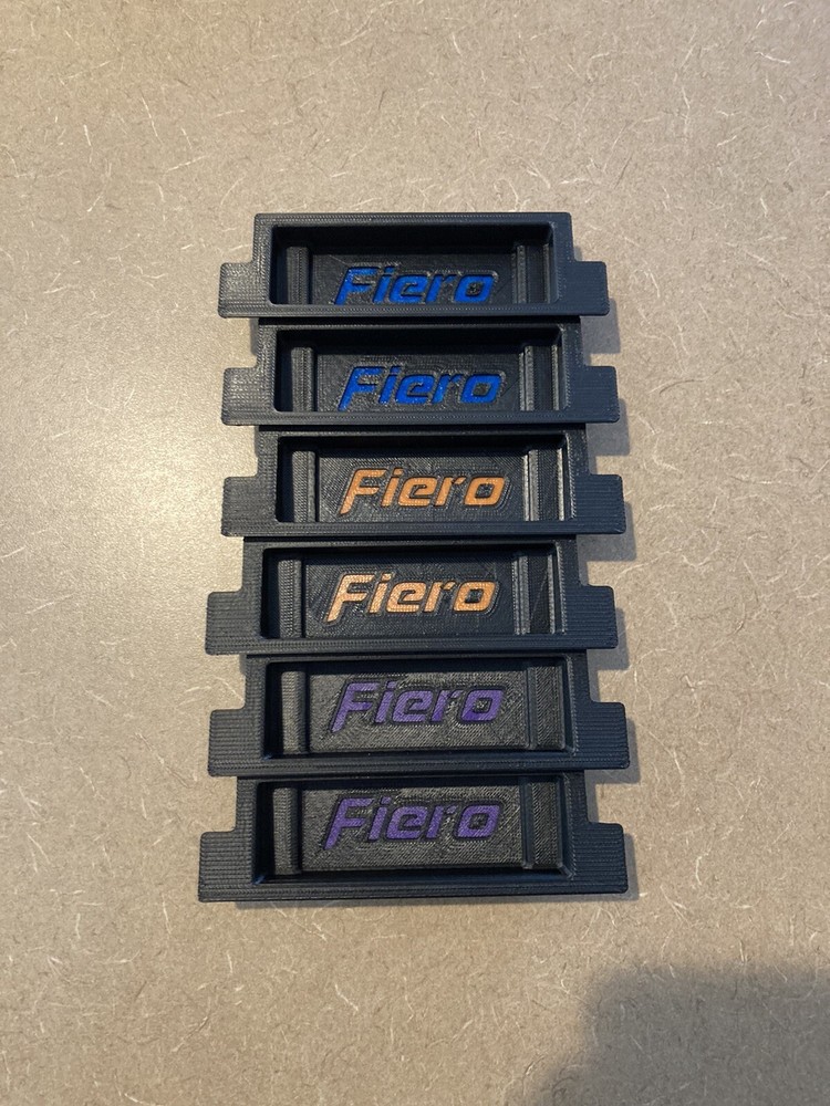 Pontiac Fiero Decorative Ashtray Insert SET - ABS Plastic.