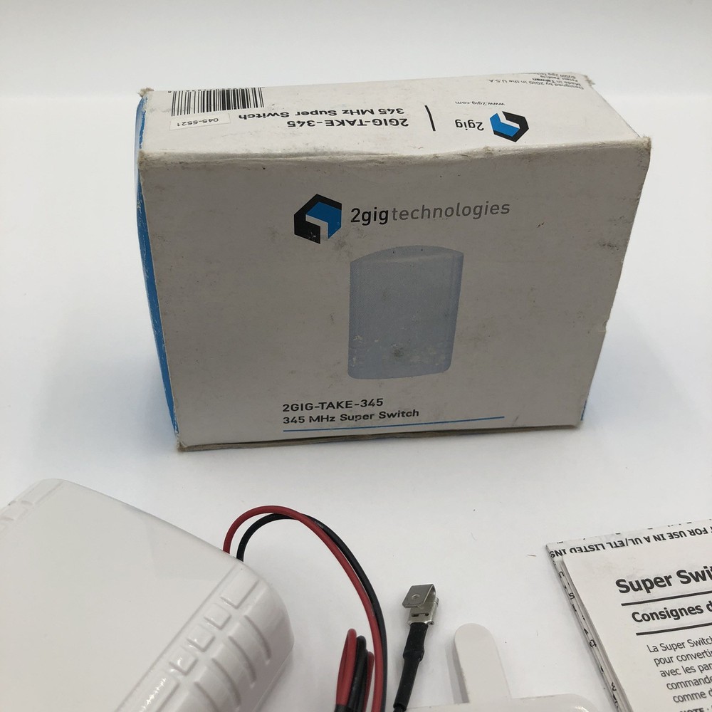 2 x 2GIG-TAKE-345 345 MHz Super Switch Wireless Home Security Takeover Module