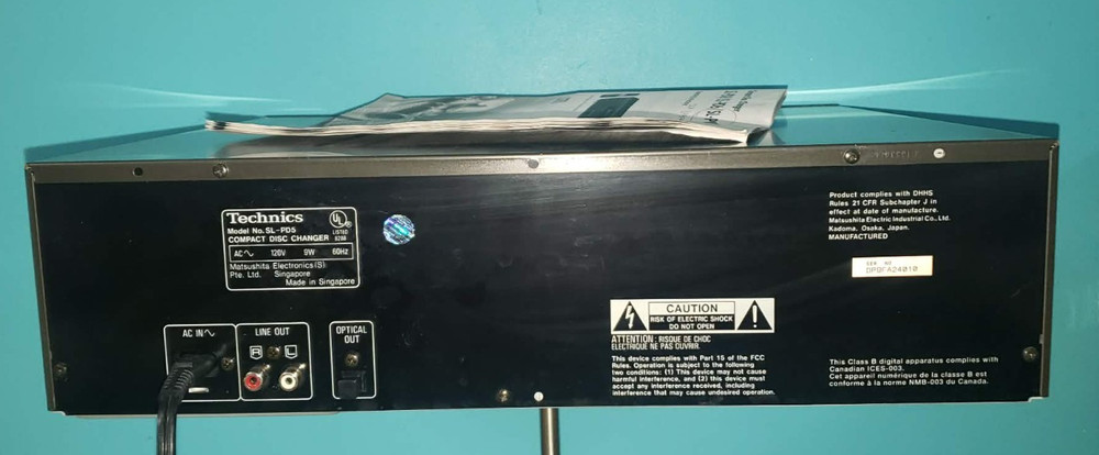 Technics SL-PD5 CD Changer 5 Disc Rotary CD Changer *FULLY REFURBISHED*