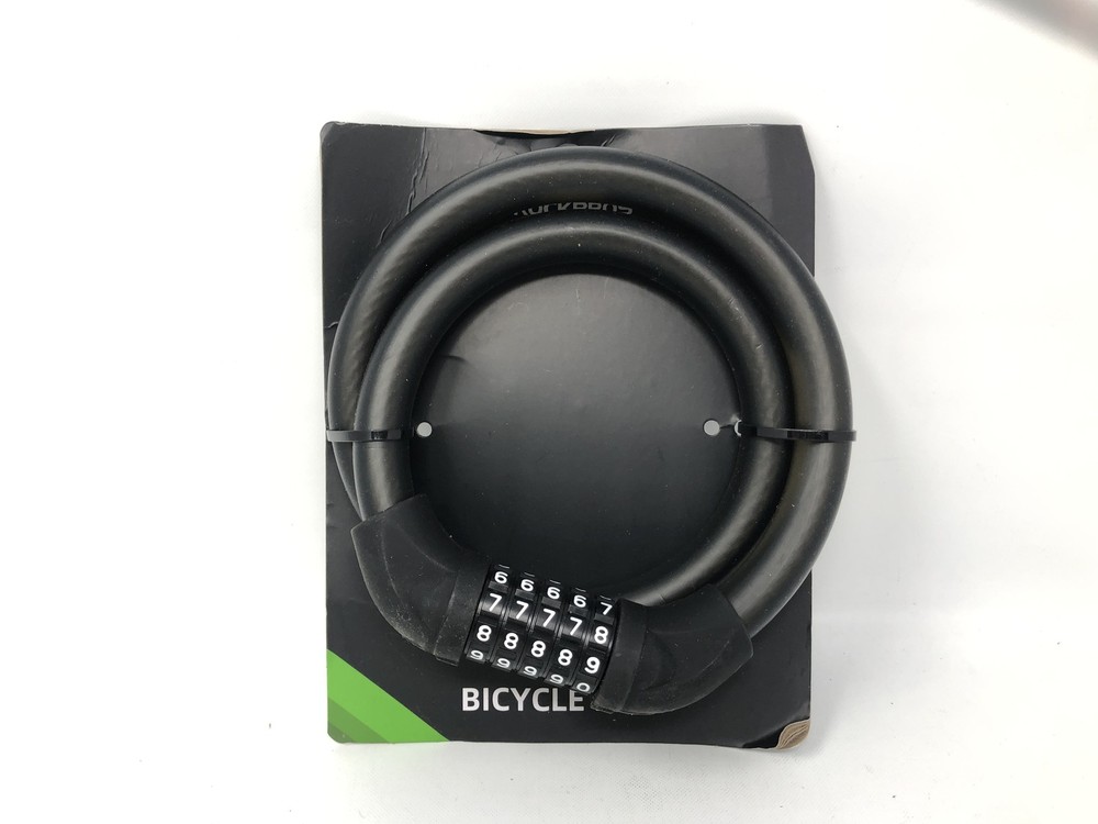 ROCKBROS 5-Digit Combination Bicycle Lock Cable Security Anti-theft,Black 2-Pack