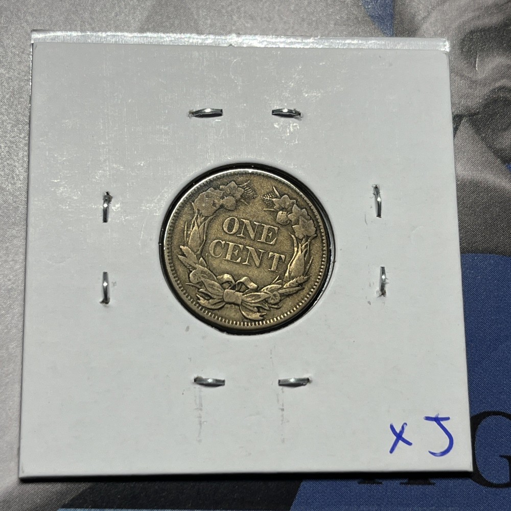 1858 Flying Eagle Cent Copper Type Coin VF+