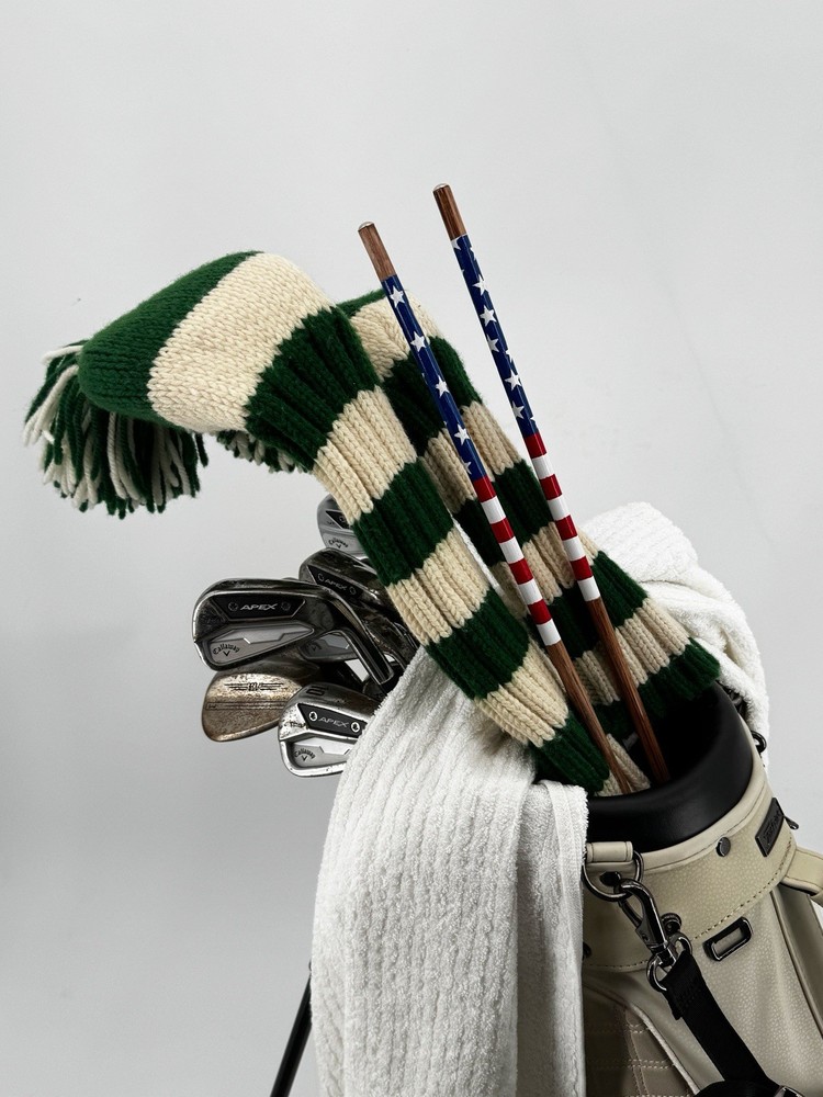 Golf Hickory Alignment Sticks USA Red White Blue