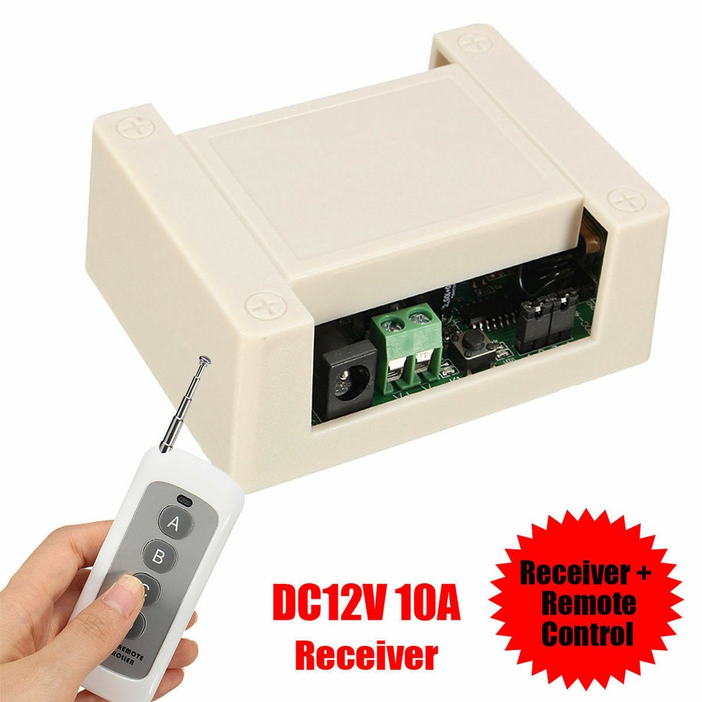 DC 12V Motor Switch Receiver w/ Remote Control For Electric DC Linear Actuator