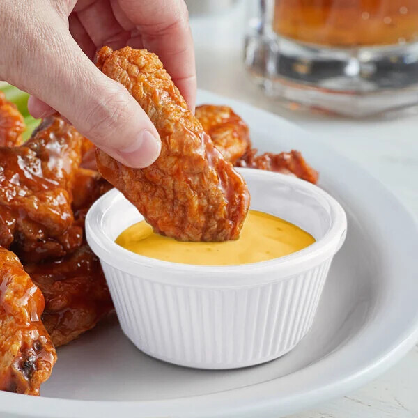 Acopa Fluted Melamine Ramekin - 12/Case (select size/color below)
