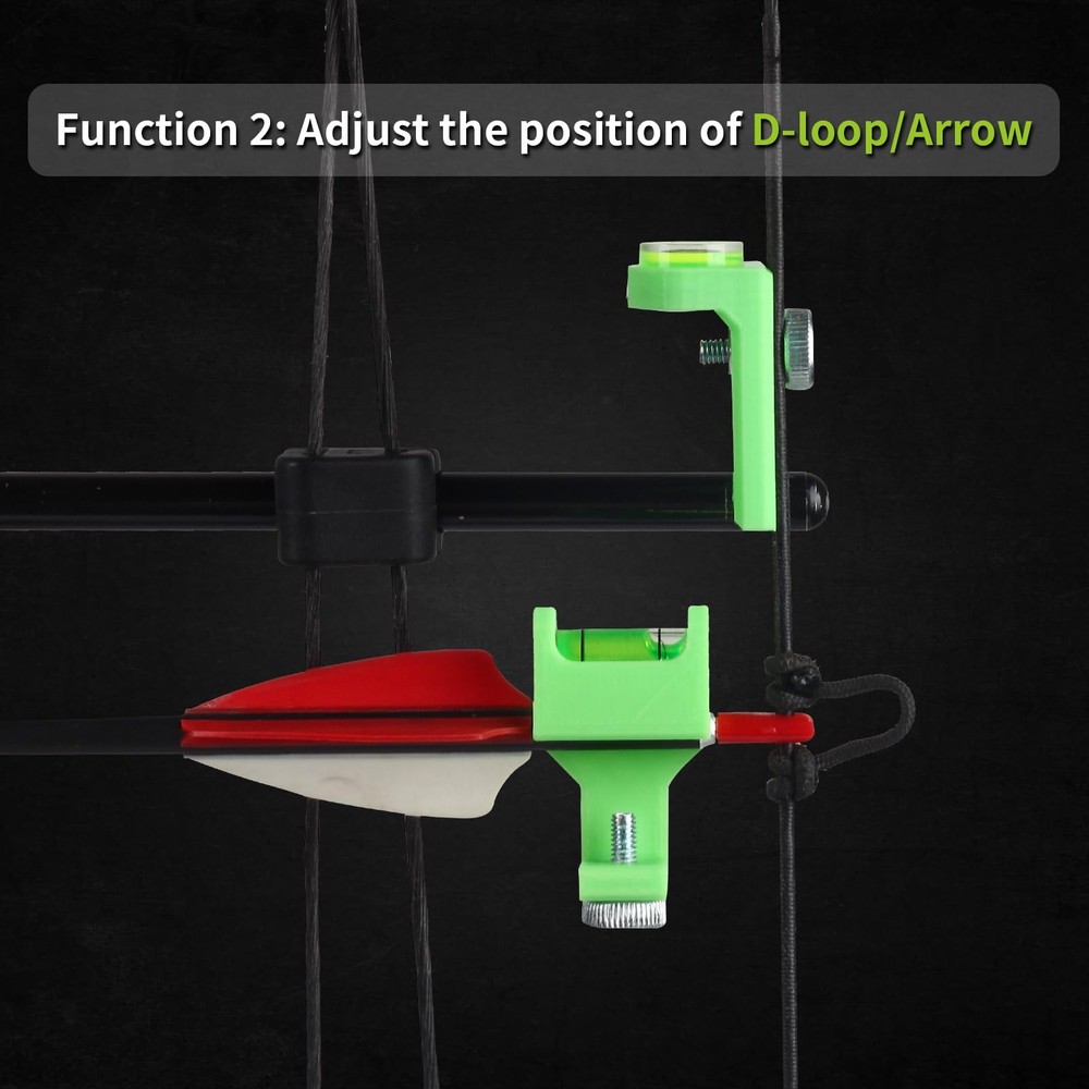 SPG Bow Level Tuning Kit - Compound Tools with Arrow Rest Green