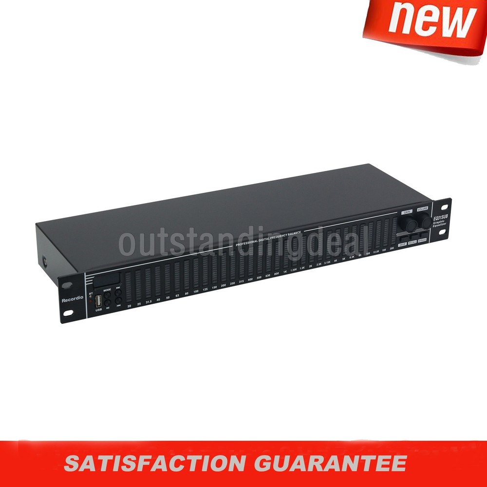EQ31SUB Digital Equalizer 31-Stage Tuner Stage Performance Audio Processor os67