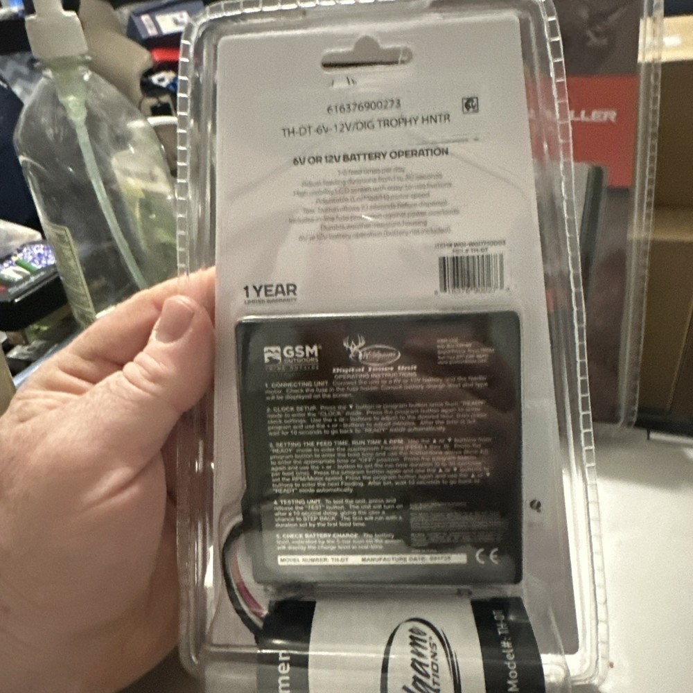 Wildgame Innovations Digital Controller Timer 6V or 12V Battery Operation TH-DT