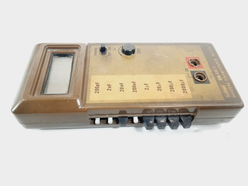 LUTRON DM-6013 Digital Capacitance Meter - ■JF■ UNTESTED■JF■