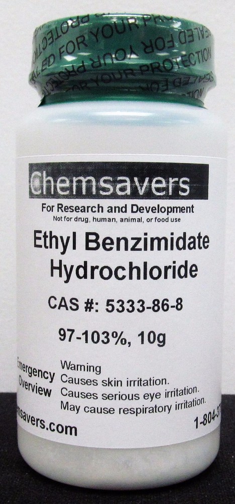 Ethyl Benzimidate Hydrochloride, 97-103%, 10g