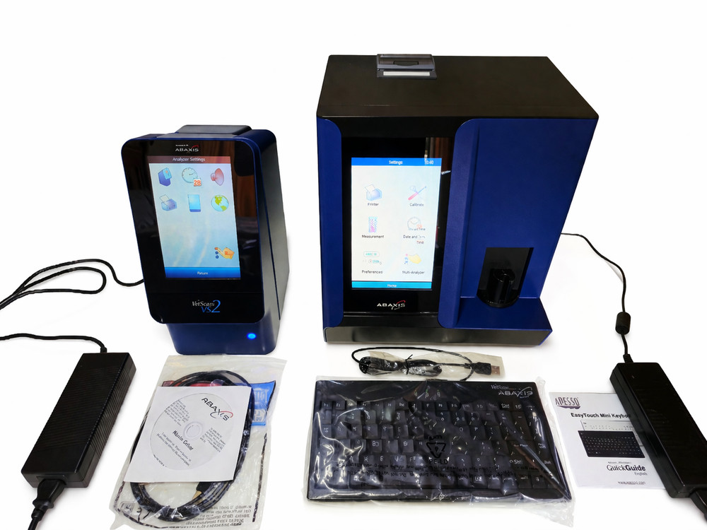 Abaxis VetScan HM5 Hematology Analyzer + VS2 Chemistry System Bundle w/ Accessor