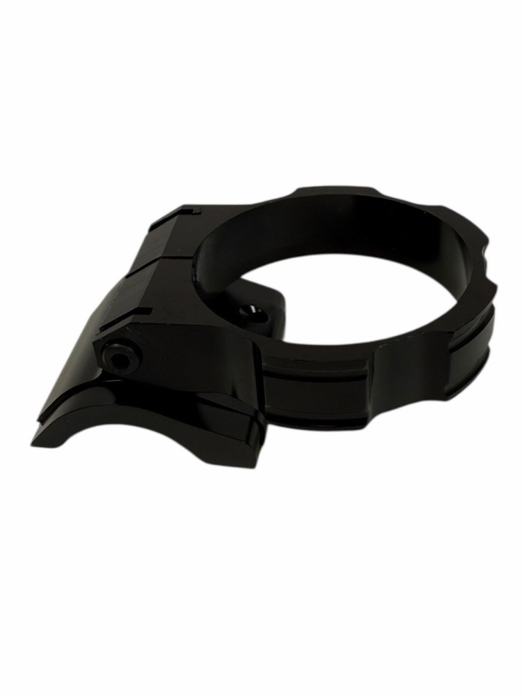Black 2'' 52mm Adjustable Aluminum Gauge Mount Bracket Single Hole Meter Holder