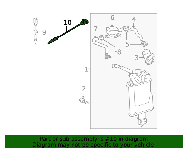 Genuine Audi Oxygen Sensor 07K-906-262-H