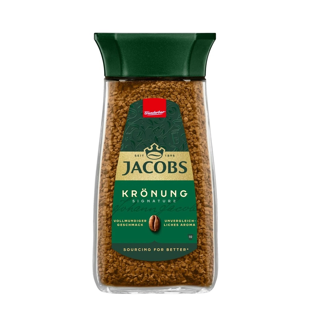Jacobs KRONUNG Instant Coffee, 200g jar pack if 6