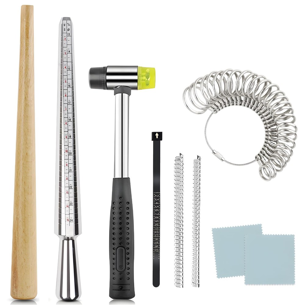 Ring Sizer Mandrel Making Tool Shaper Fix Bent Rings Silver