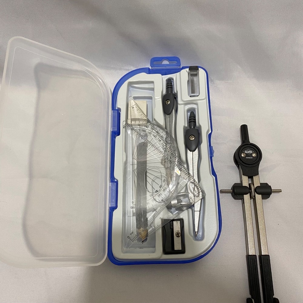 Alvin Compass and Unbranded Compass Bundle with Case