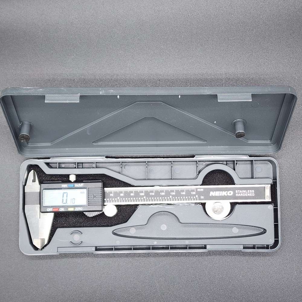 NEIKO 01417A 6” 150mm Digital Caliper Electronic Measuring Tool W/Case