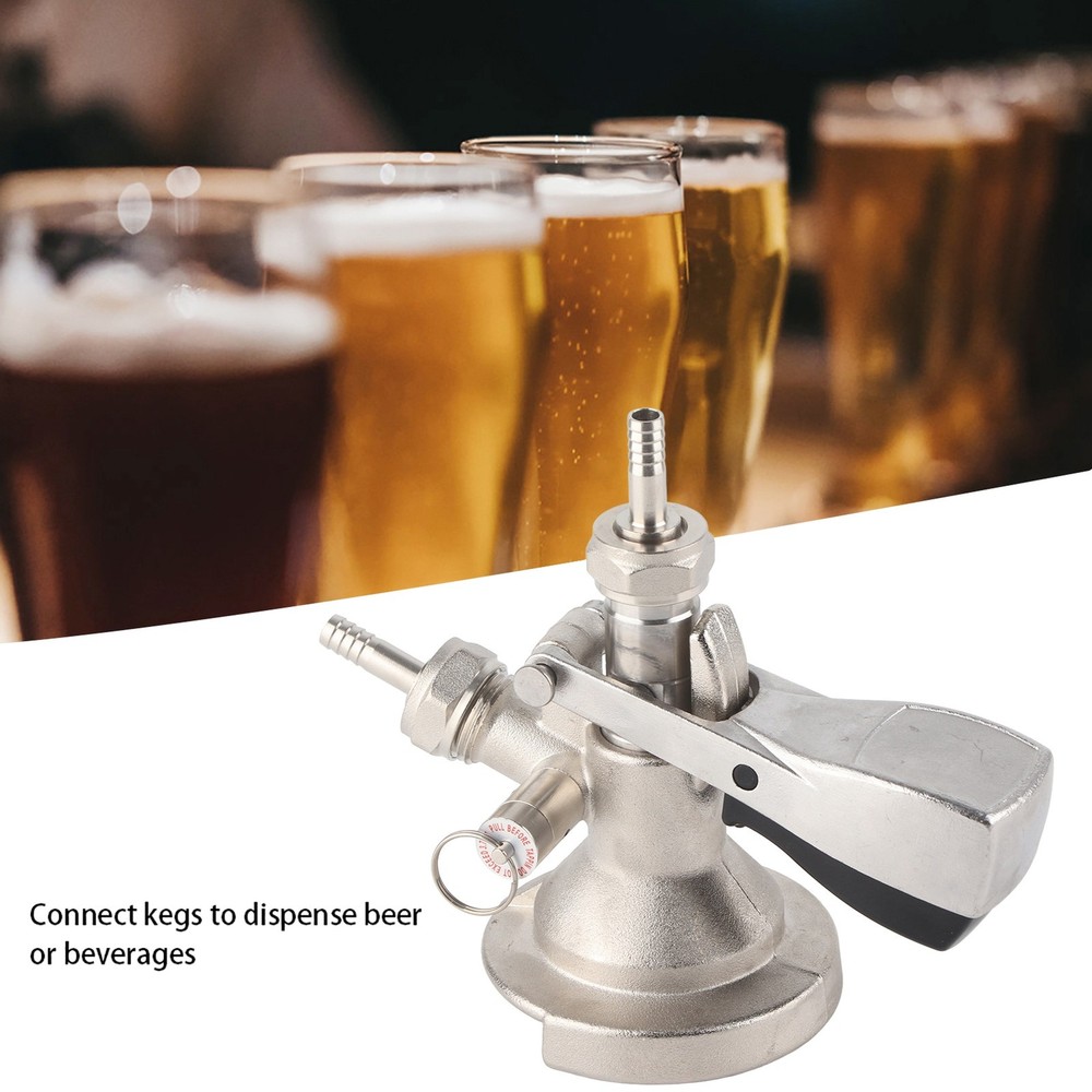 G5/8 S Type Brewing Draft Beer Keg Taps Coupler Dispenser For Home Bars Pubs USA
