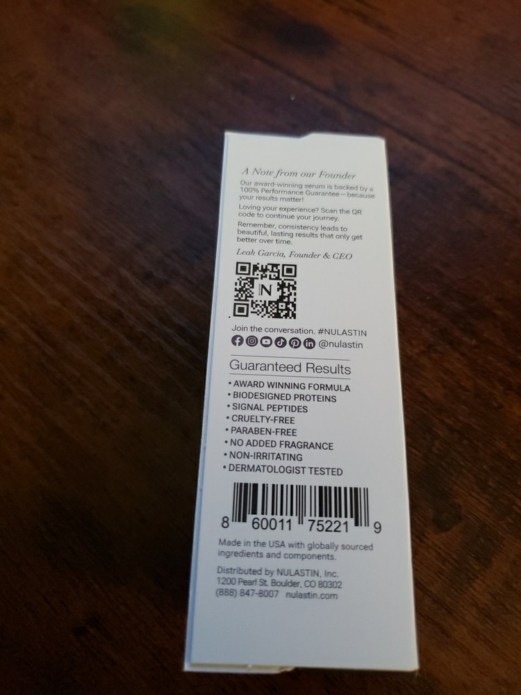 NULASTIN Brow Shape Altering Serum