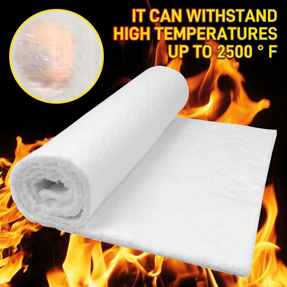 Ceramic Fiber Alternative Blanket Insulation High Temperature Fireproof Mat Pad