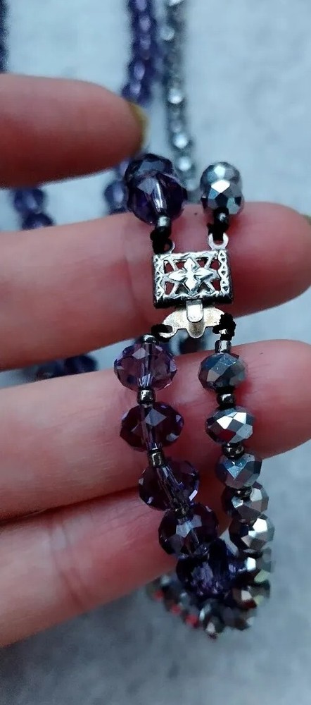 Vintage glass necklace