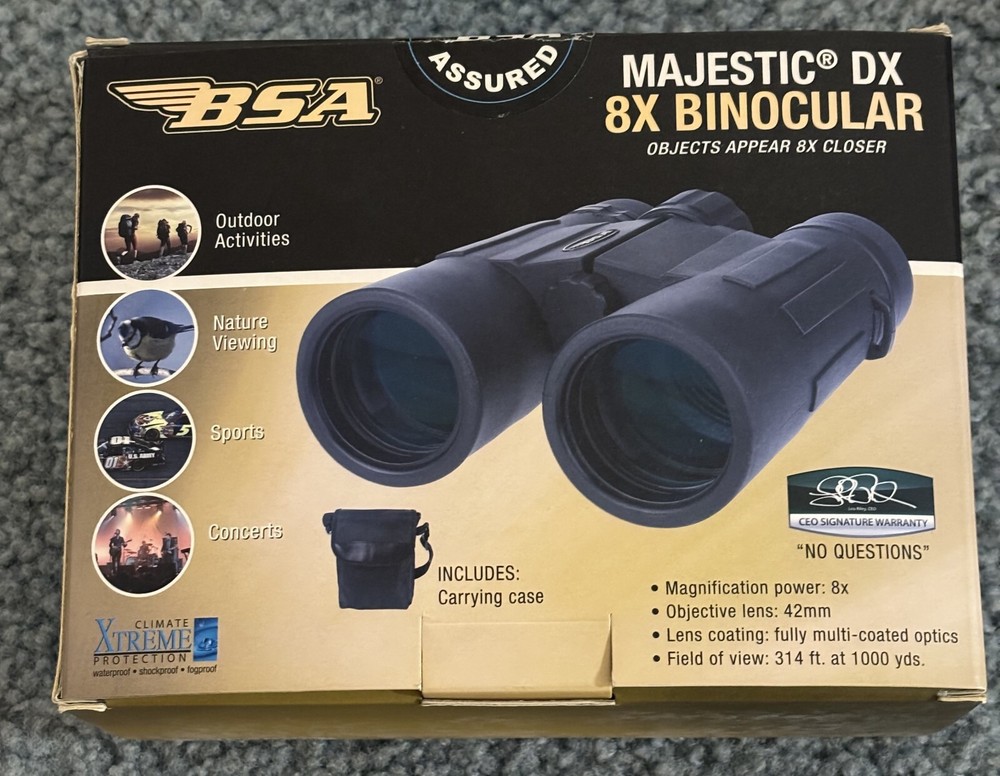 BSA MAJESTIC DX 8X BINOCULAR