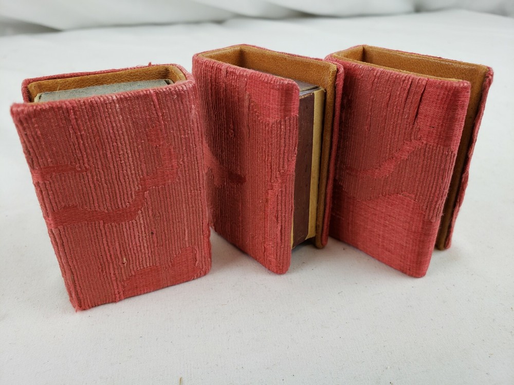 Excellent set of 3 antique match holders