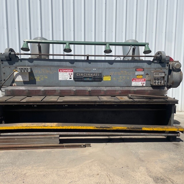 CINCINNATI MODEL 1810 MECHANICAL POWER SQUARING SHEAR
