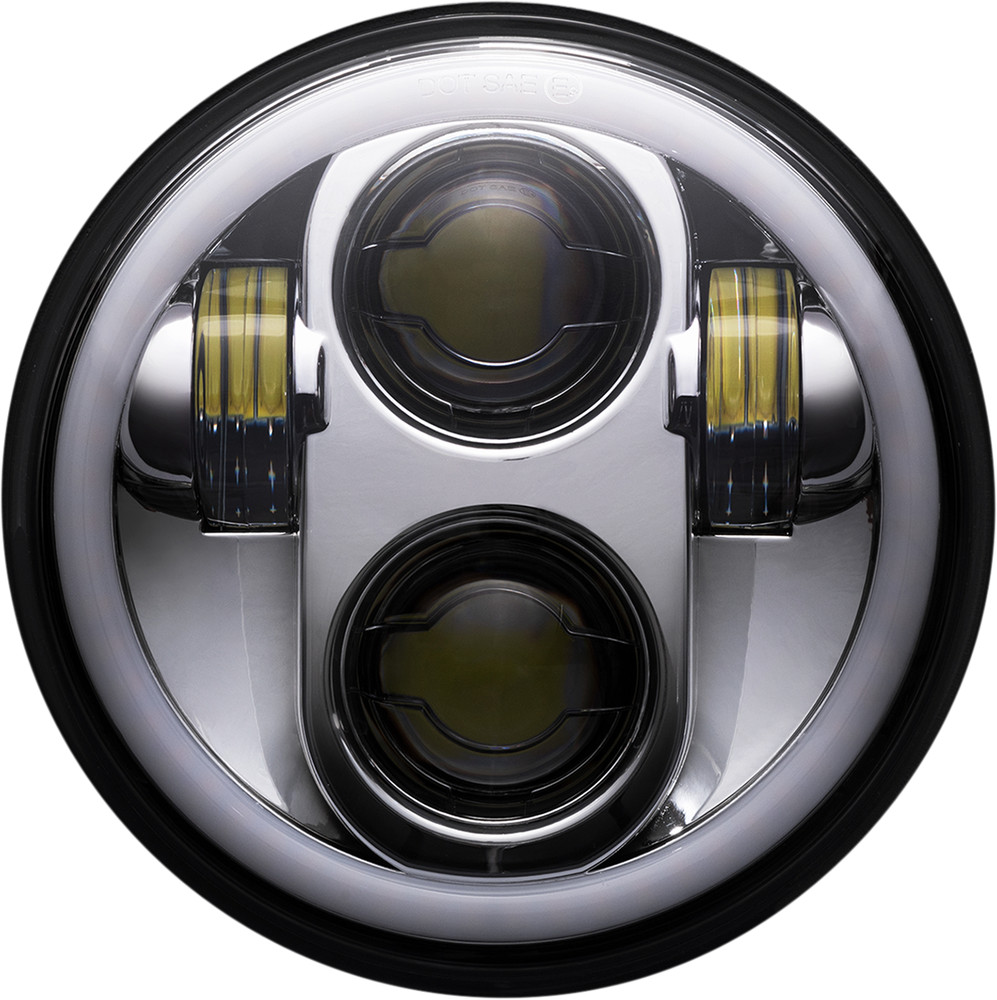 CUSTOM DYNAMICS Headlight - Chrome CD-575-H-C